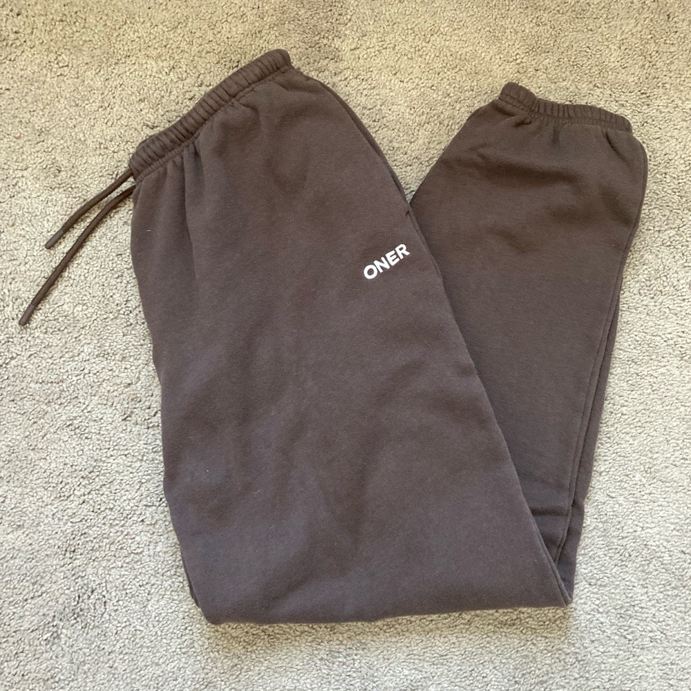 Oner Active Umber Brown Midweight Joggers